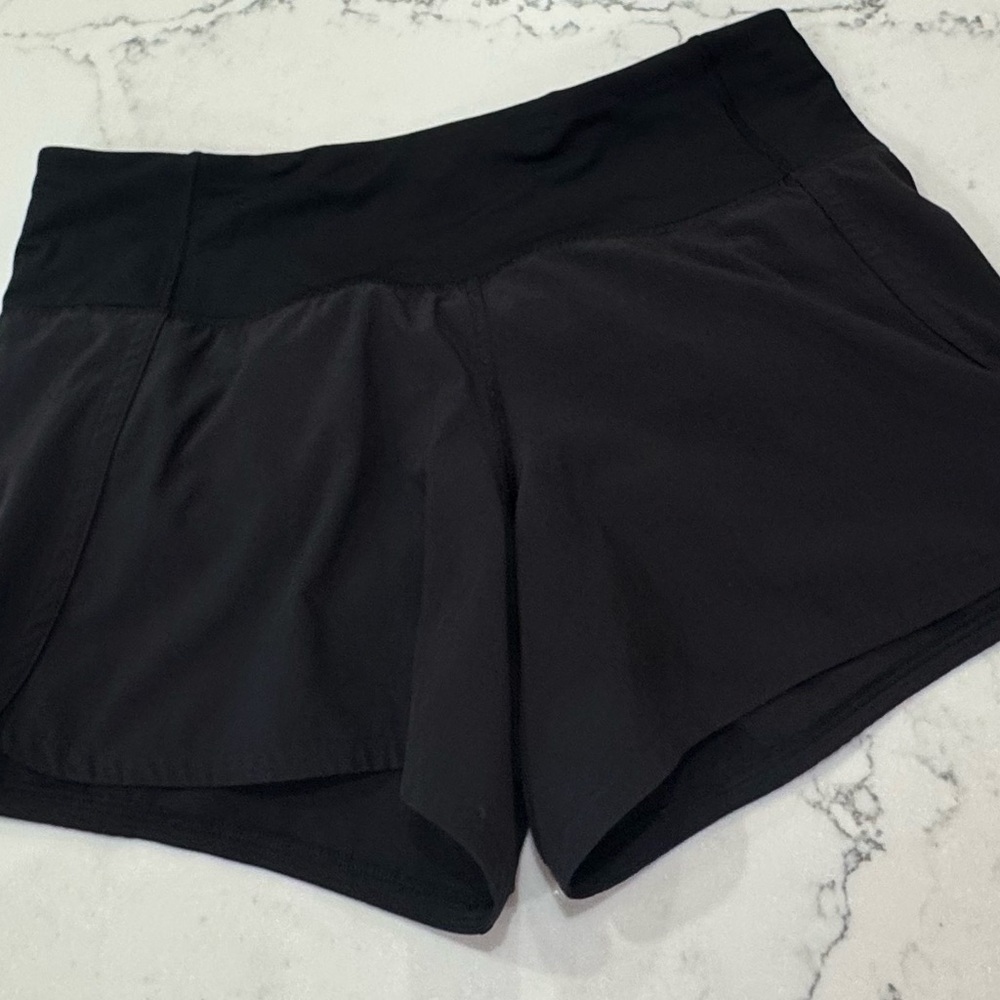lululemon athletica Women's Black Athletic Shorts